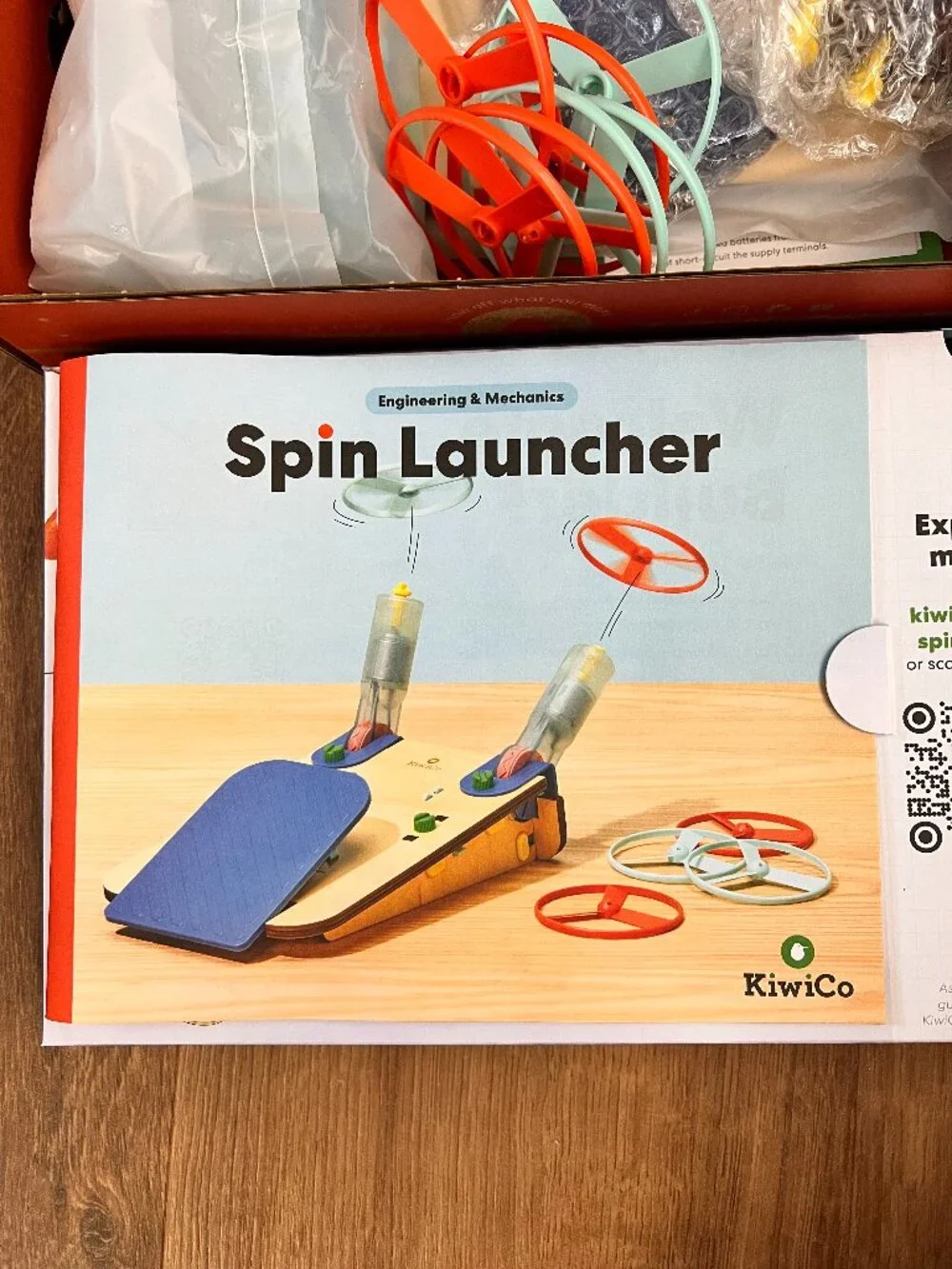 NEW KiwiCo Spin Launcher Tinker STEAM Crate age 9+